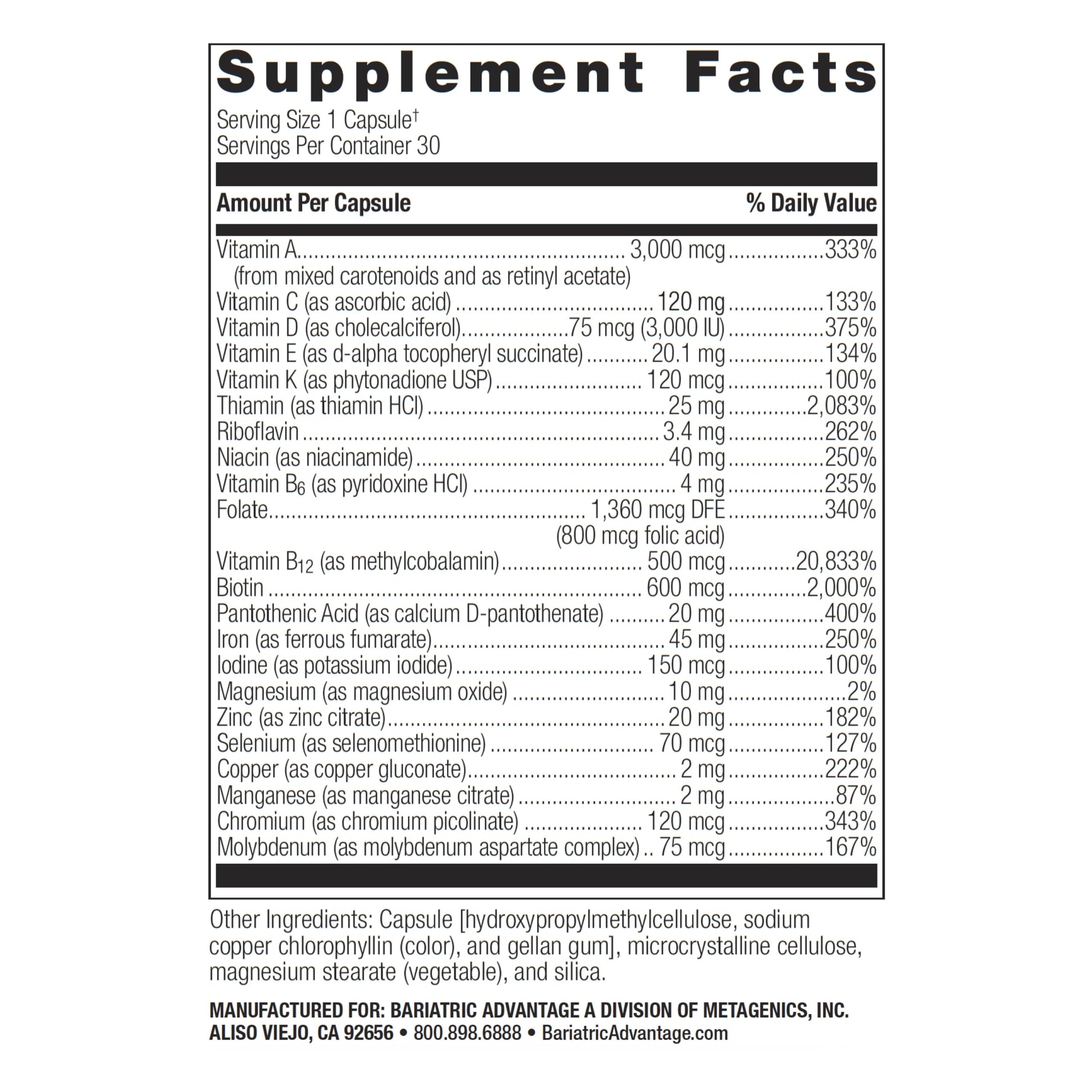 Calcio citrato masticable de 500 mg