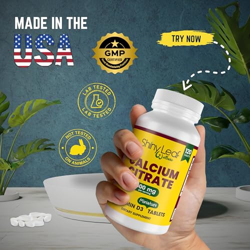Calcium citrate con vitamina D3, hecho en EE.UU.