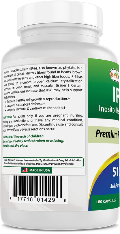 Calidad Best Naturals IP-6 certificado GMP FDA