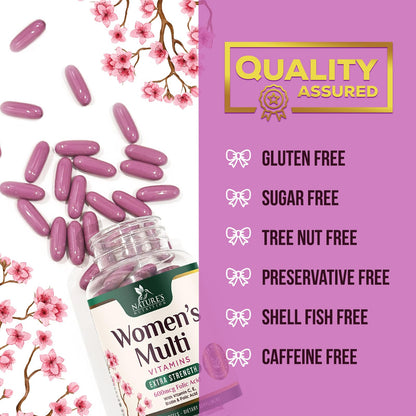 Calidad garantizada multivitaminas Nature’s