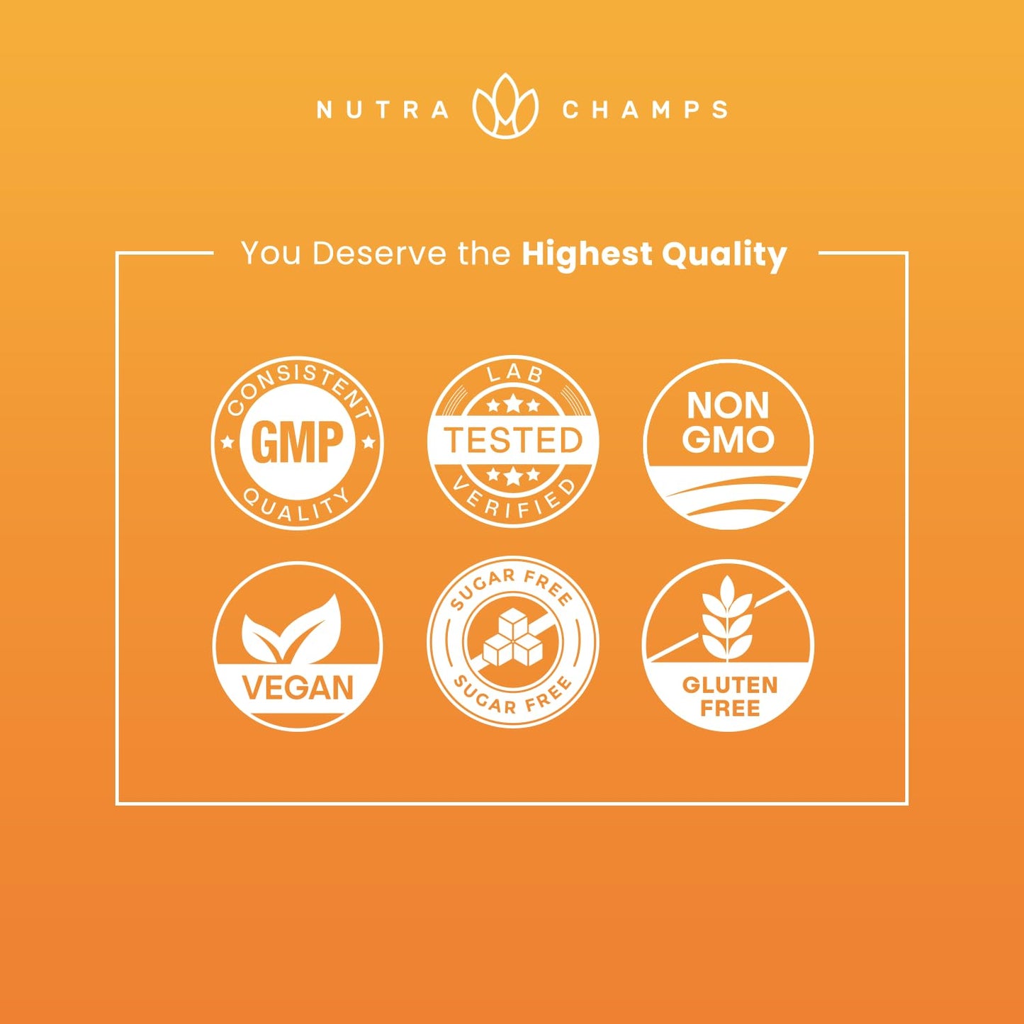 Calidad garantizada de las vitaminas NutraChamps para niños