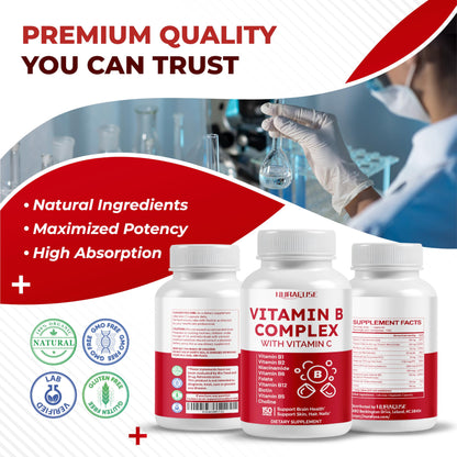 Calidad y pureza de vitaminas B complejo NURAFUSE