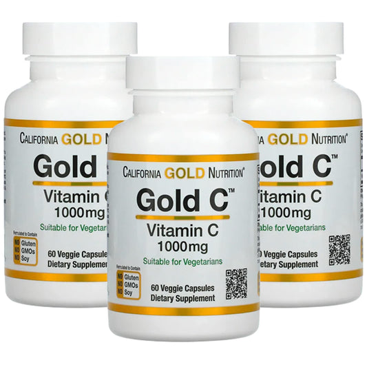 California Gold Nutrition Gold C vitamina C 1000 mg 180 cápsulas