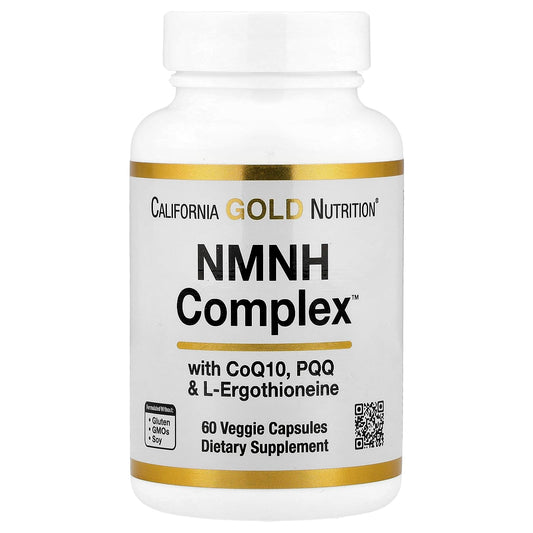 California Gold Nutrition NMNH Complex 60 cápsulas vegetales frontal