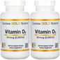 California Gold Nutrition vitamina D3 2000 UI 360 softgeles gelatina pescado