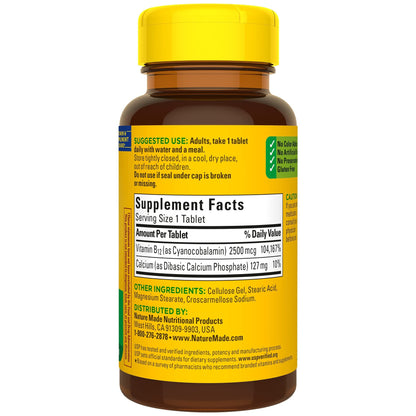Cambio de paquete Nature Made Vitamina B12 extra fuerte
