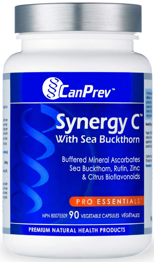 CanPrev Synergy C cápsulas veganas vitamina C 1000 mg alta absorción