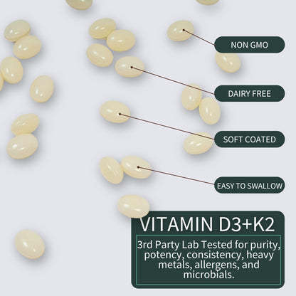 Capas softgels Good Friends Vitamina D3 y K2