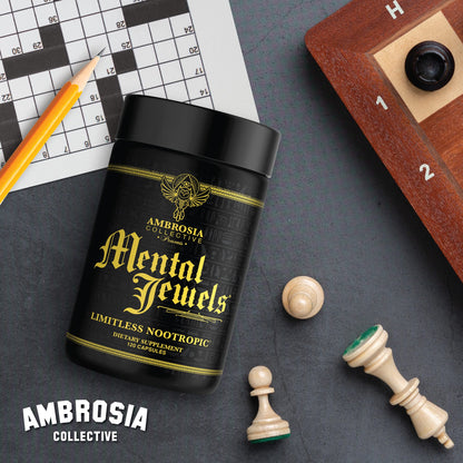Cápsula de Ambrosia Mental Jewels con beneficios