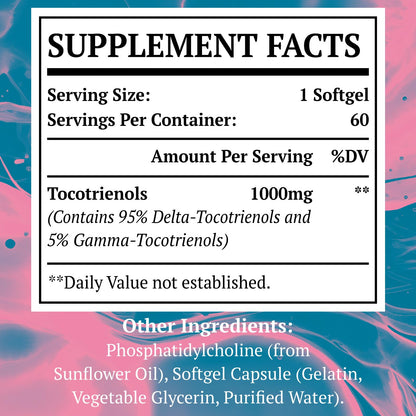 cápsula blanda tocotrienoles liposomal sveikata 1000mg