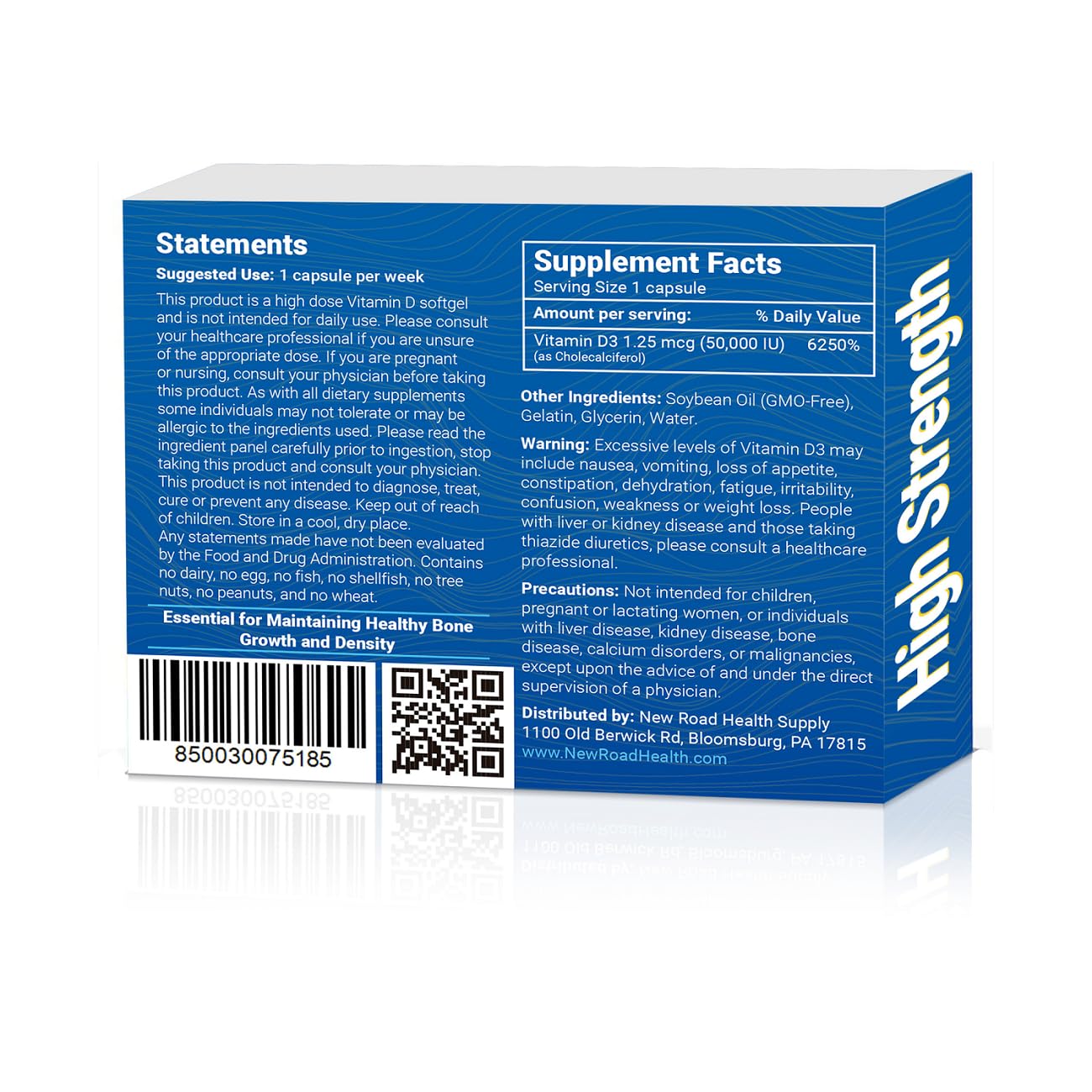 Cápsula blanda vitamina D ULTRA-D3