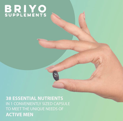La cápsula conveniente de Briyo multivitamínico