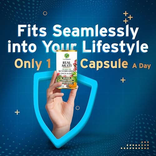 Cápsula LEAFSOURCE multivitamínico de alimentos reales