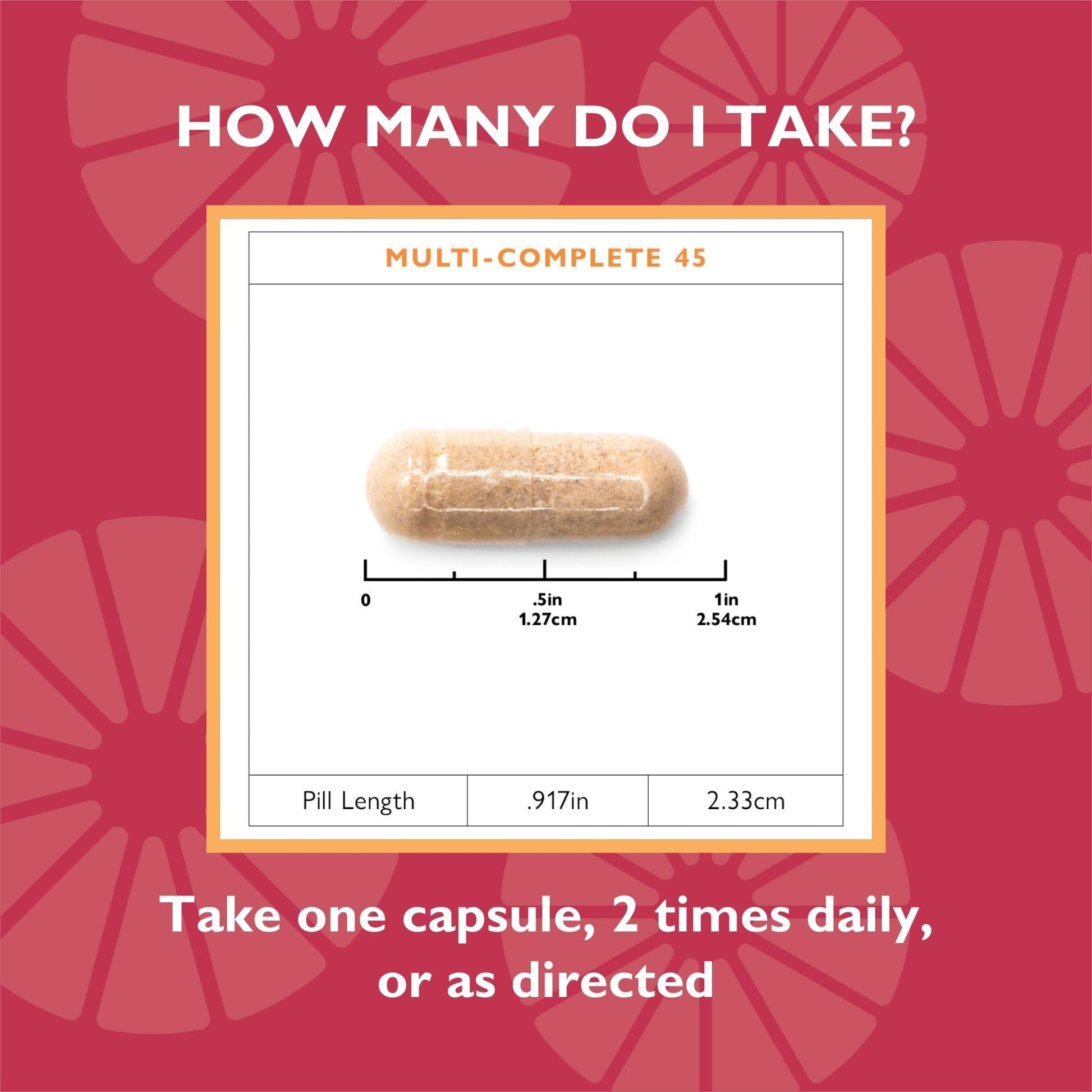 Capsula de multivitamina con hierro bariátrica
