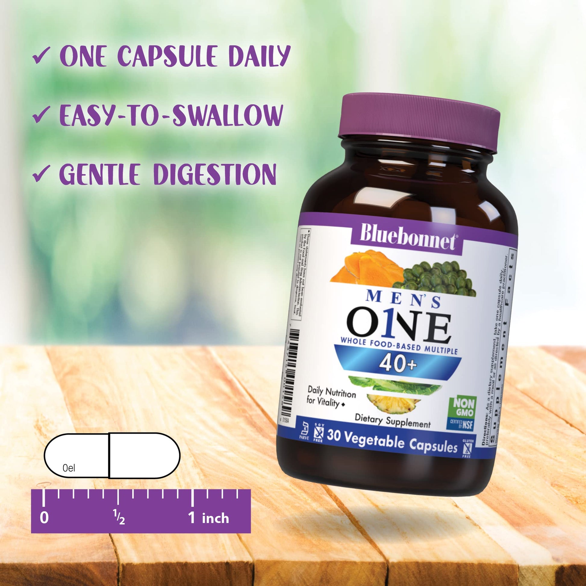 cápsula del multivitamínico fácil de tragar