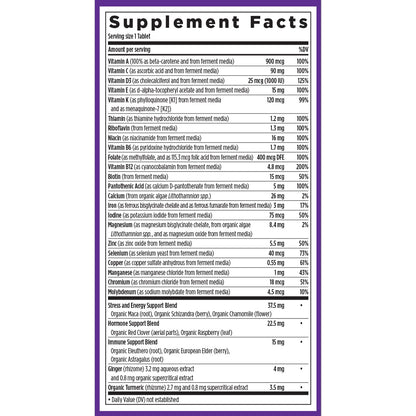 Capsula de multivitaminico New Chapter facilitada para digestión suave