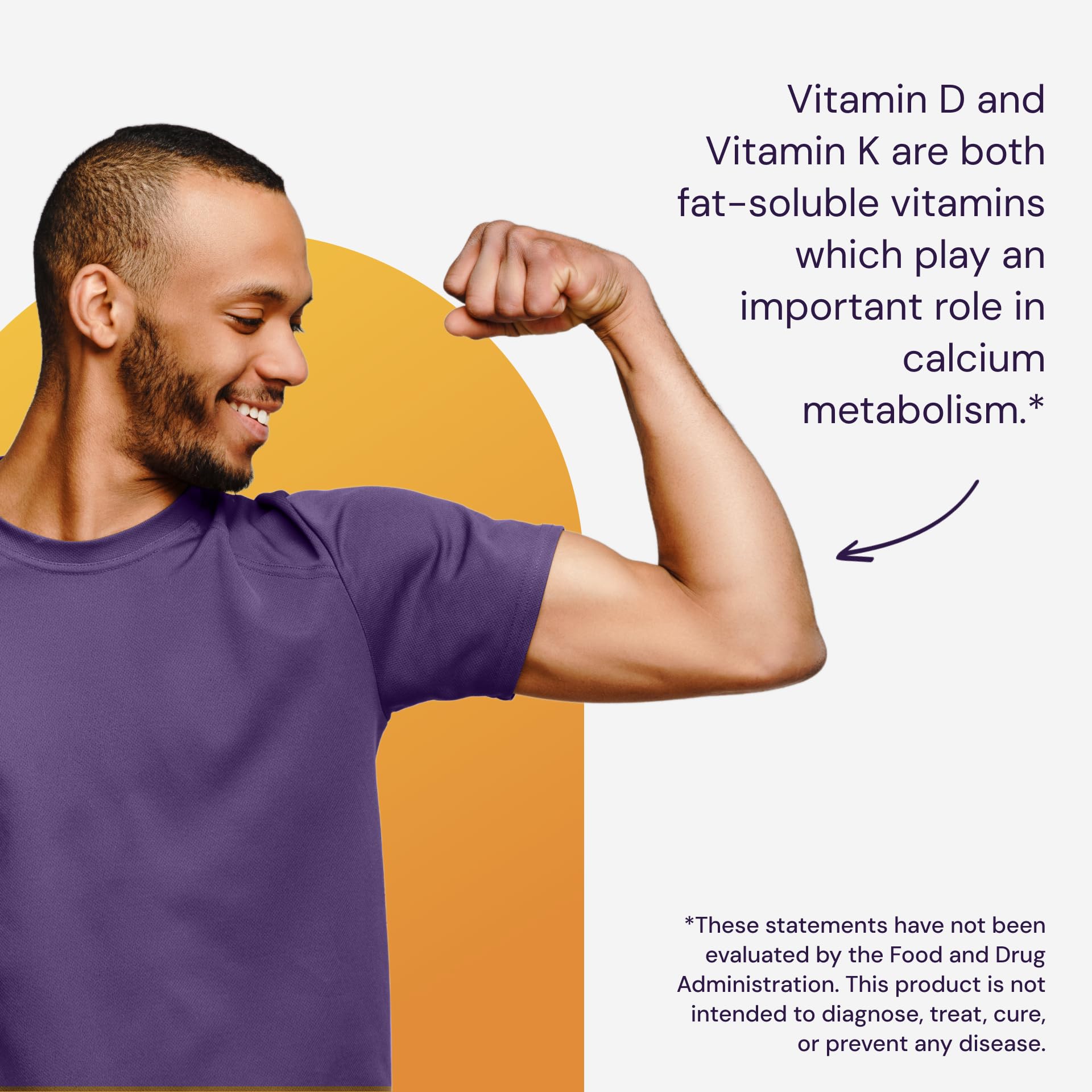 Cápsulas amarillas vitamina D3 y K2 Healthy Origins