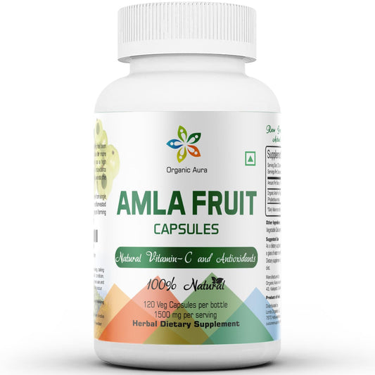 Cápsulas amla 1500 mg veganas superalimento verde 120 unidades