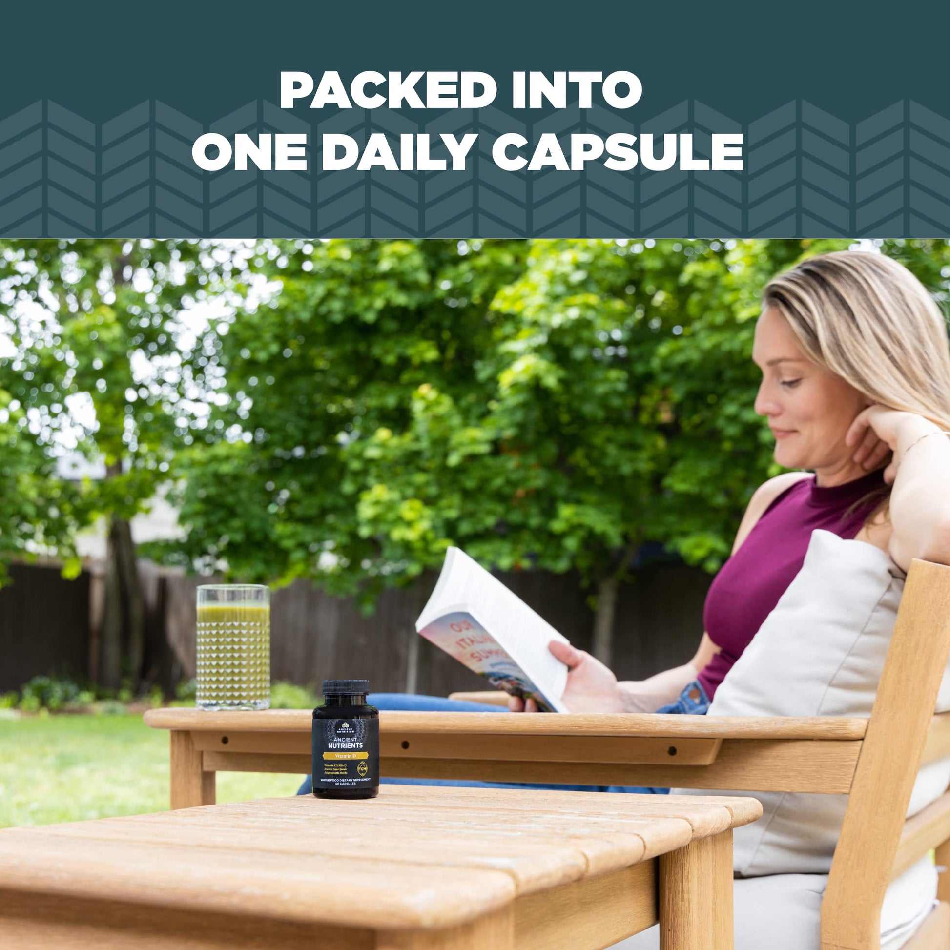 Capsulas Ancient Nutrition suplemento vitamina d 5000 ui saludable