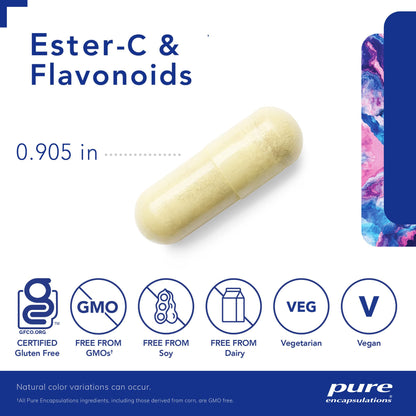 Cápsulas antioxidantes vitamina c ester-c Pure Encapsulations