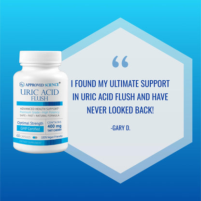 Cápsulas Approved Science Uric Acid Flush para detox natural