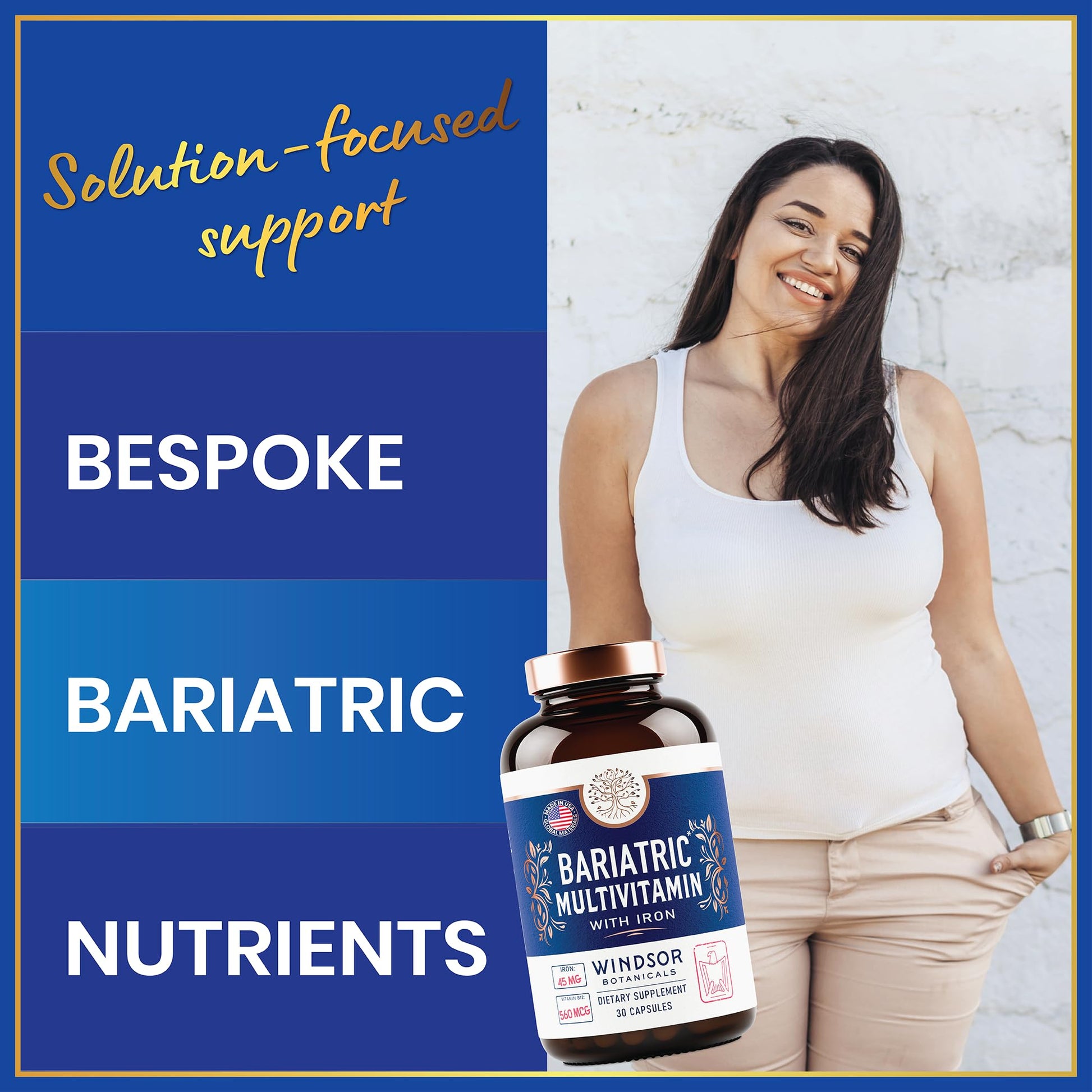 cápsulas bariátricas vitaminas con hierro 30 uds