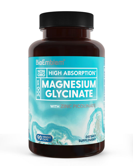 Cápsulas BioEmblem con magnesio zinc y vitaminas d3 k2