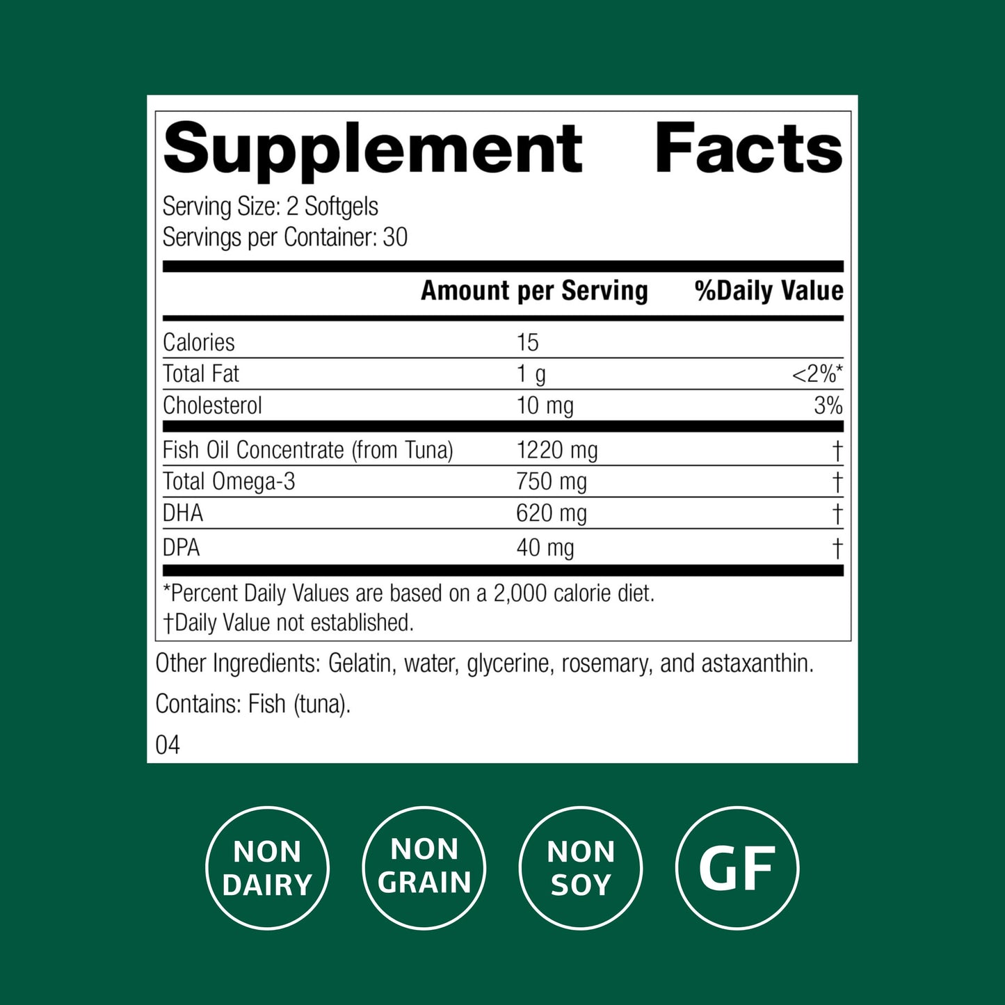 Cápsulas blandas Omega-3 Olprima DHA
