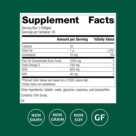Cápsulas blandas Omega-3 Olprima DHA