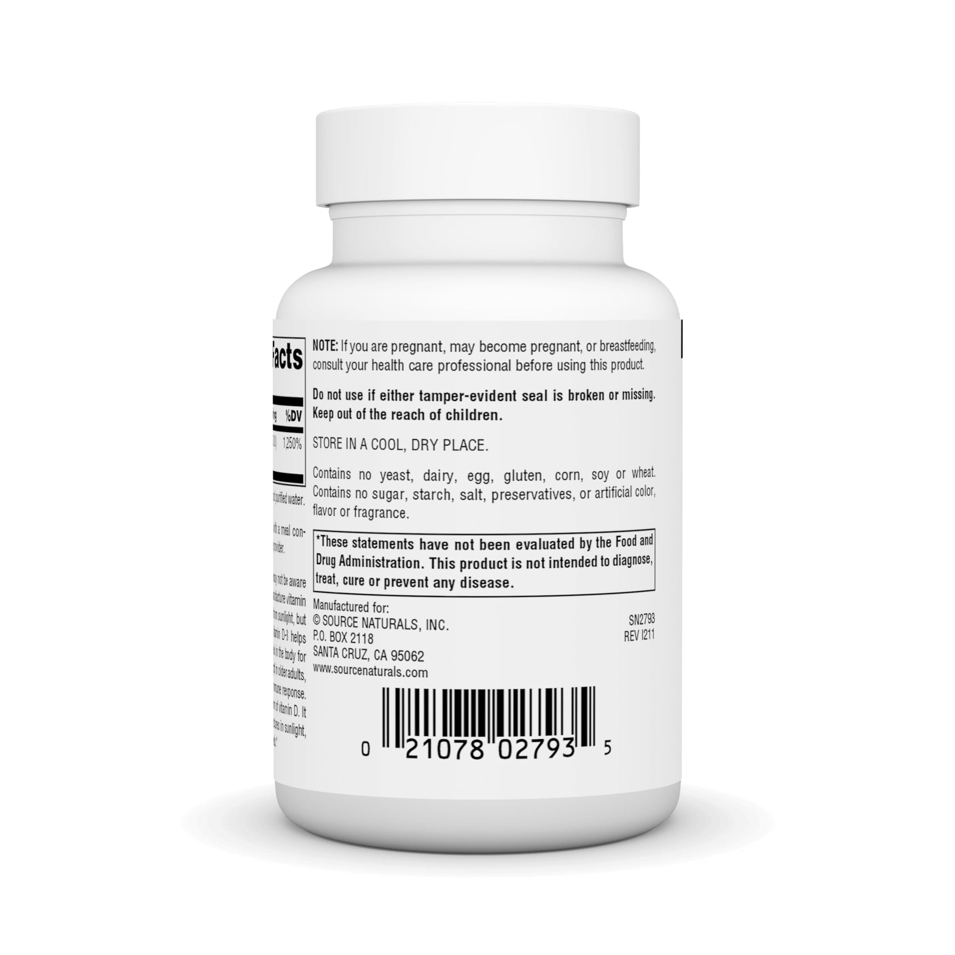 Cápsulas blandas Source Naturals Vitamina D-3