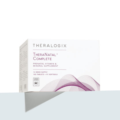 Cápsulas blandas Theralogix con DHA y vitamina D3 para embarazo