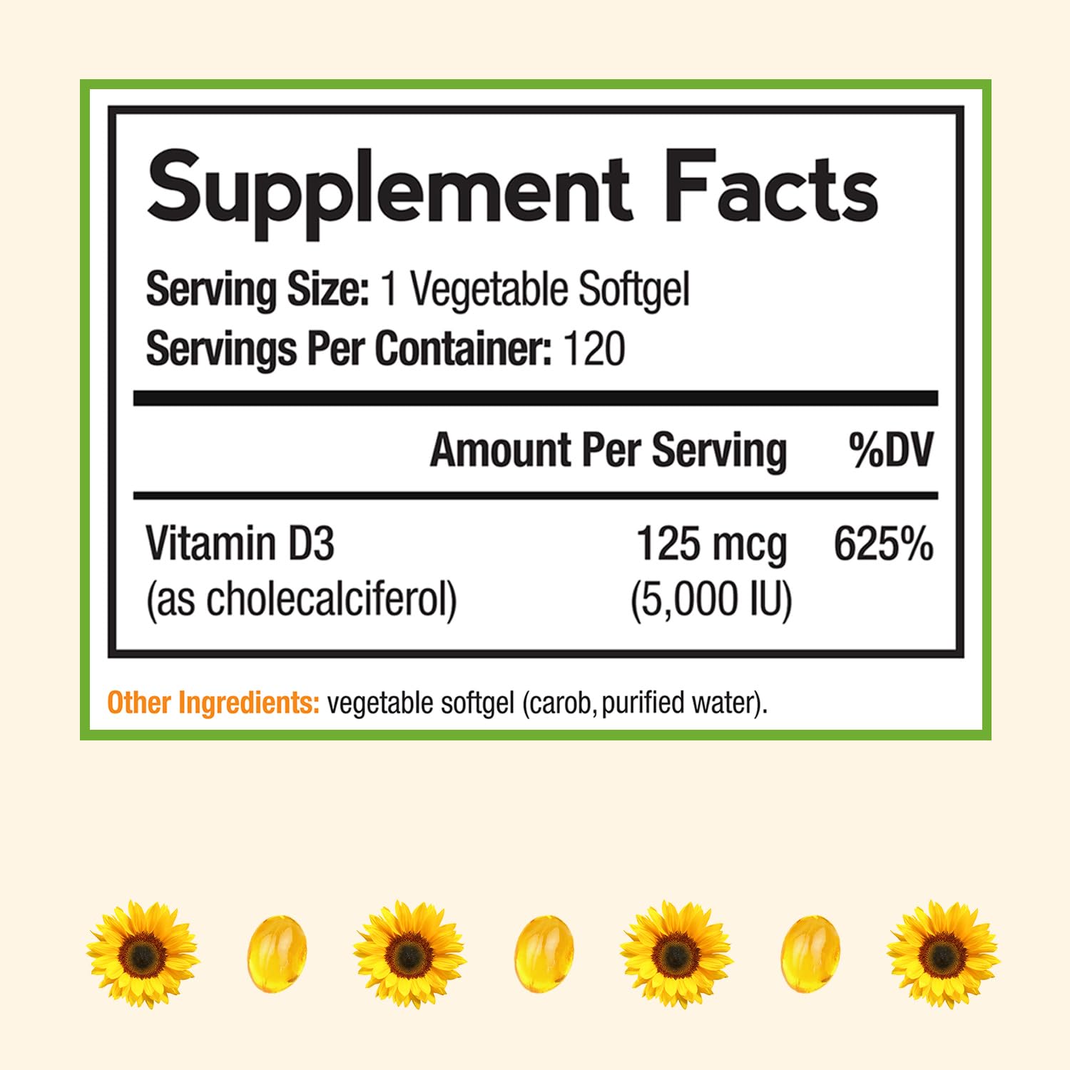 Cápsulas blandas de Vitamina D3 cerca