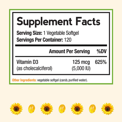 Cápsulas blandas de Vitamina D3 cerca