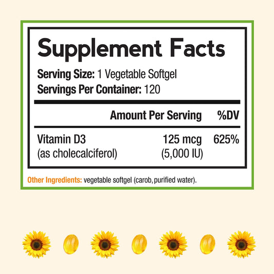 Cápsulas blandas de Vitamina D3 cerca