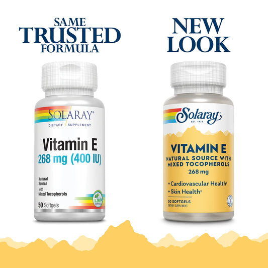 Cápsulas blandas vitamina E d-alfa tocoferol