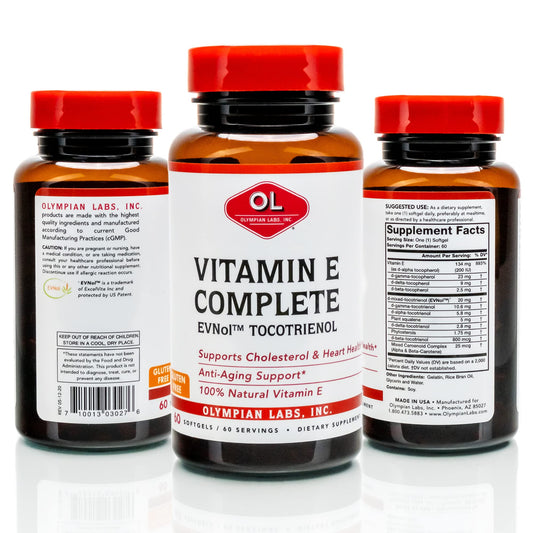 Cápsulas blandas vitamina e completa 200 UI Olympian Labs
