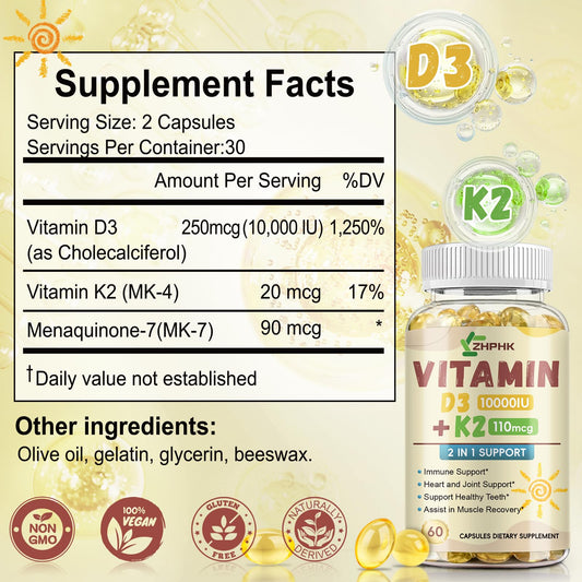 Cápsulas blandas de Vitamina K2 D3