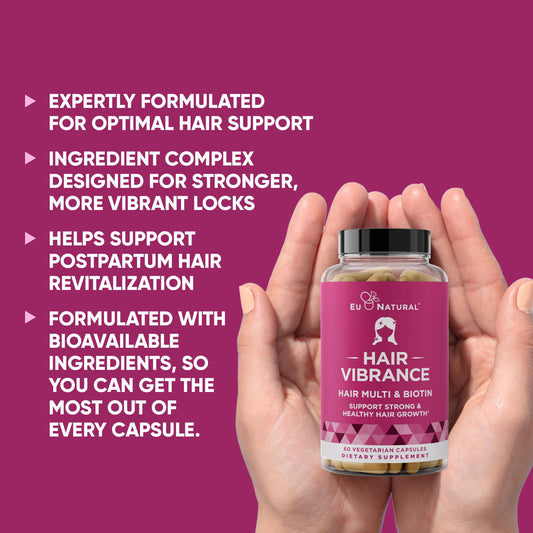 Cápsulas blandas vitamina Vibrance para cabello fuerte