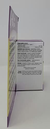 Cápsulas blandas Webber Naturals K2 D3 para huesos y dientes