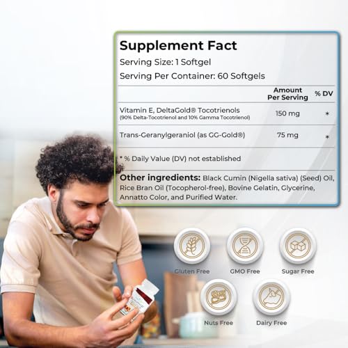 Cápsulas blandas Wellness Extract vitamina e tocotrienoles 60