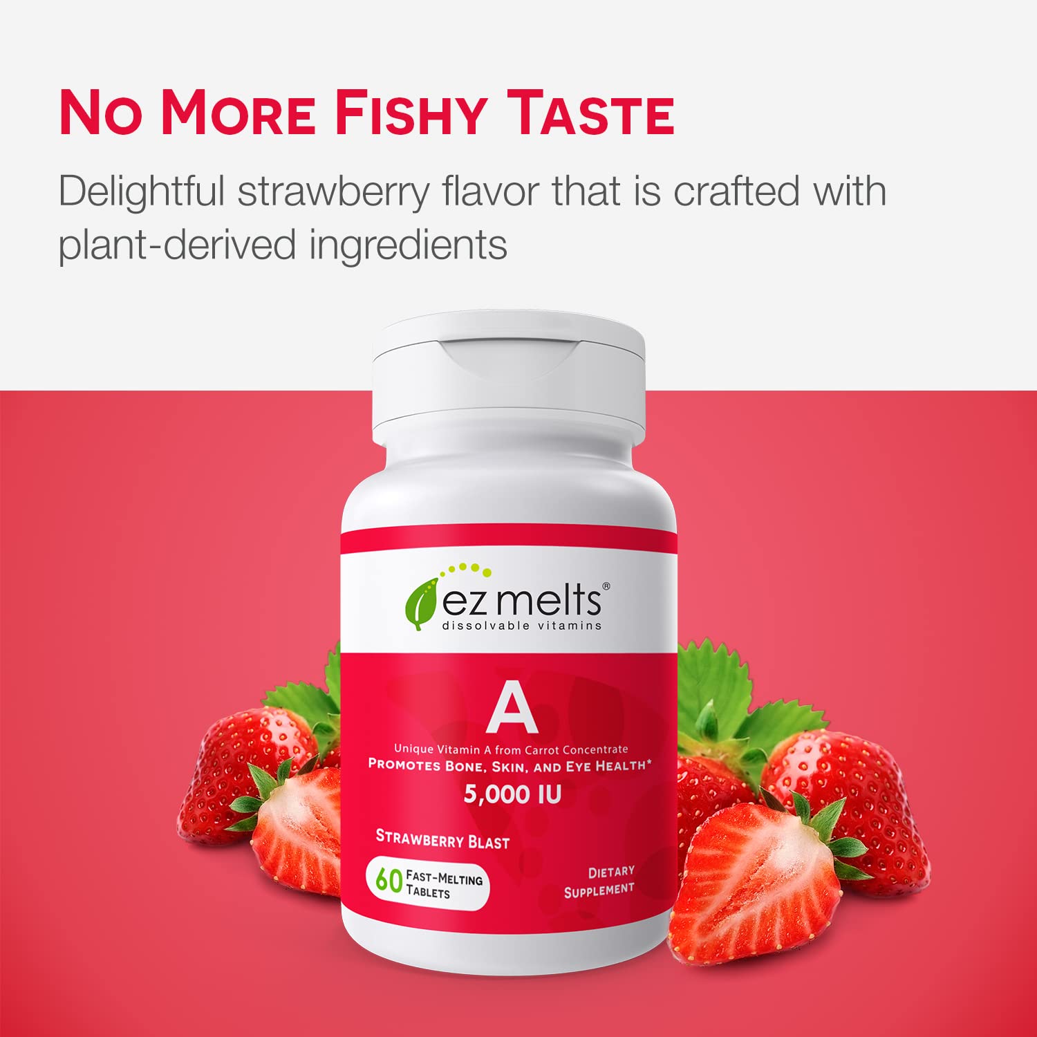 Cápsulas disolubles vitamina A EZ Melts para salud inmune