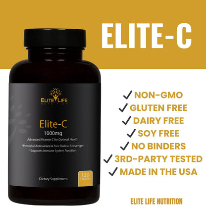 Cápsulas Elite-C combinadas con extractos naturales antioxidantes