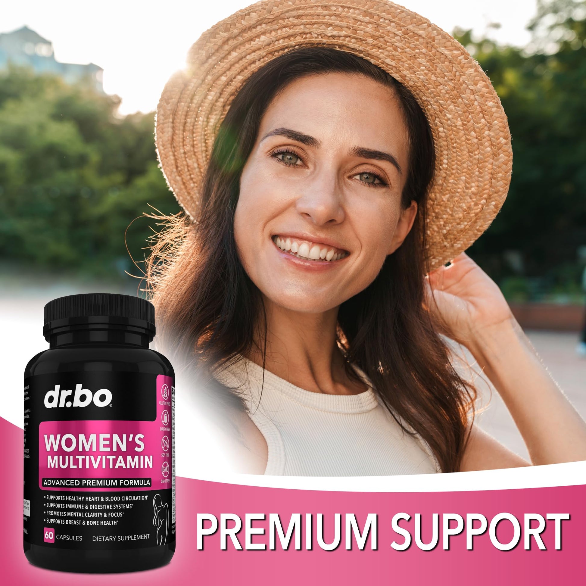 cápsulas fáciles de tragar, multivitamínico mujeres