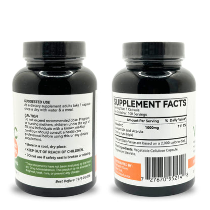 Cápsulas Fantastic Glem vitamina C para fortalecer sistema inmunológico