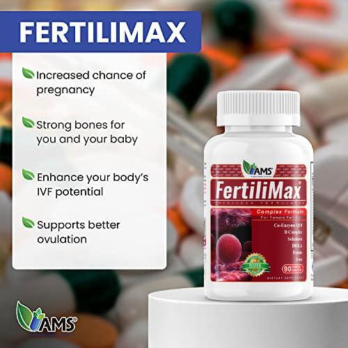 Cápsulas FertiliMax para apoyo a salud reproductiva femenina