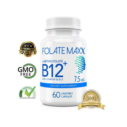 Cápsulas folato activo y B12 metilada FolateMaxx