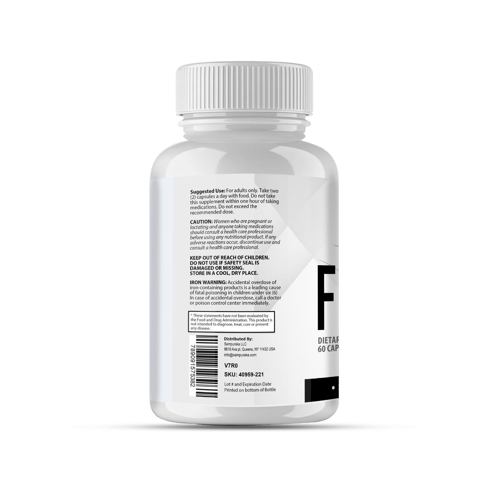 Cápsulas Folital fórmula avanzada pack 3 para 90 días