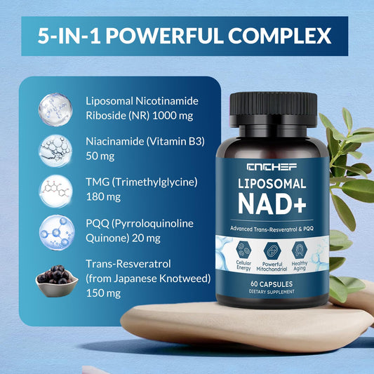 Cápsulas con fórmula antioxidante para energía y longevidad celular