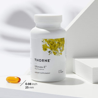 Cápsulas gel THORNE Ultimate-E vitamina E natural