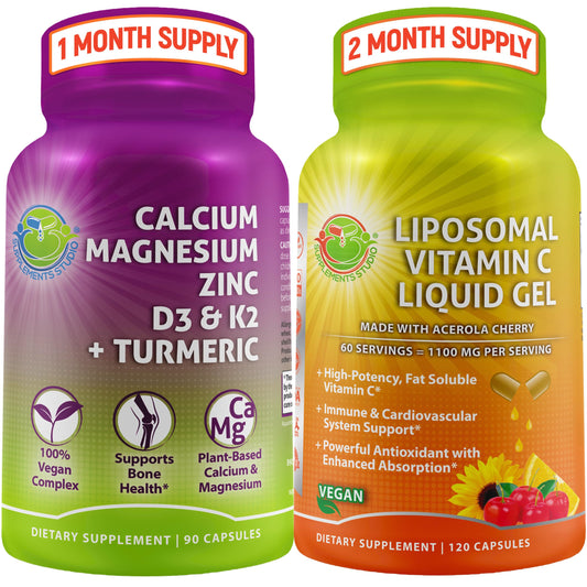 Cápsulas gel vitamina c líquida liposomal 1100 mg SUPPLEMENTS STUDIO